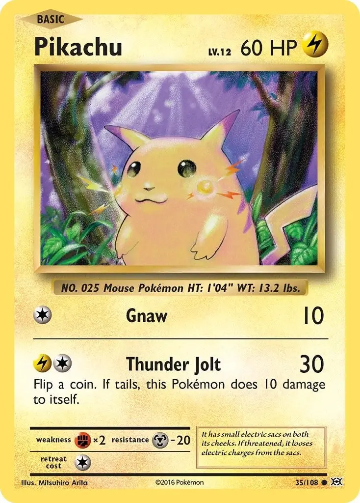 Pikachu (35/108) (Evo) 1