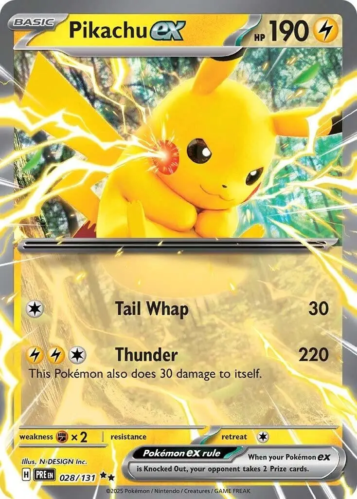Pikachu Ex (028/131) (Pre) 1