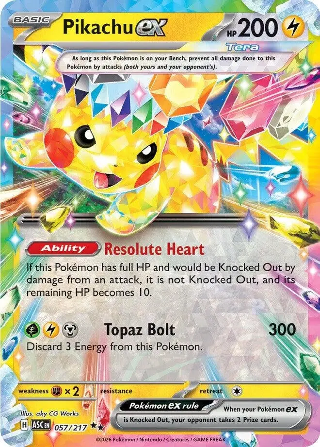 Pikachu Ex (057/217) (Asc) 1