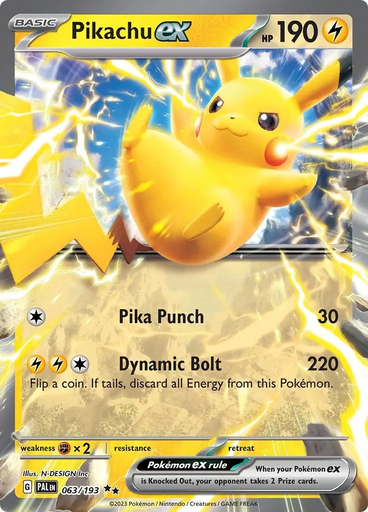 Pikachu Ex (063/193) (Pal) 1