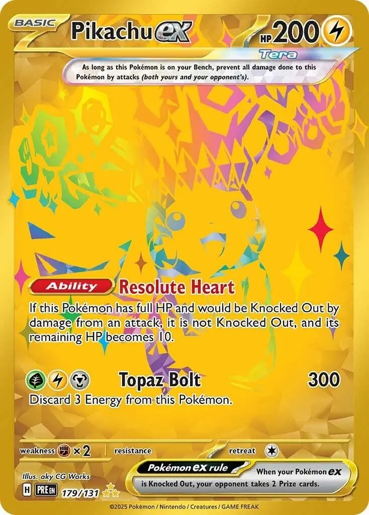 Pikachu Ex (179/131) (Pre) 1