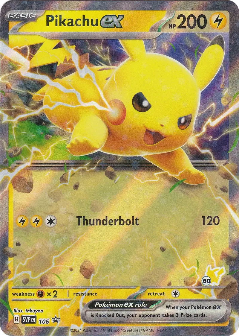 Pikachu Ex (Pikachu 60) (106) (Ba24) 1