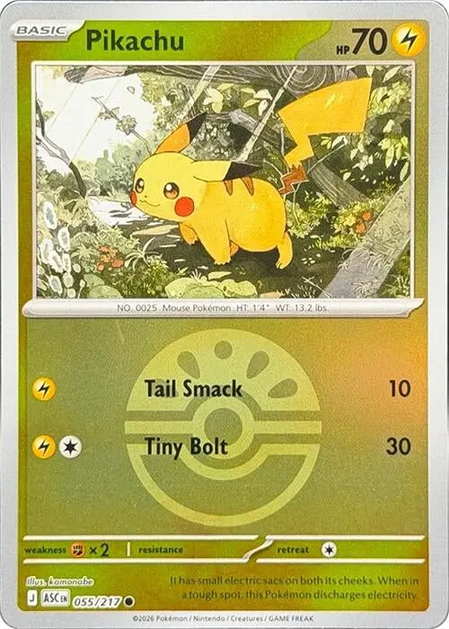 Pikachu (Friend Ball) (055/217) (Asc) 1