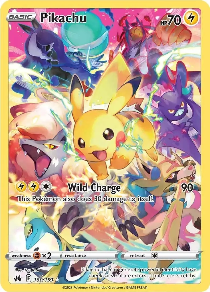 Pikachu (Secret) (160/159) (Crz) 1