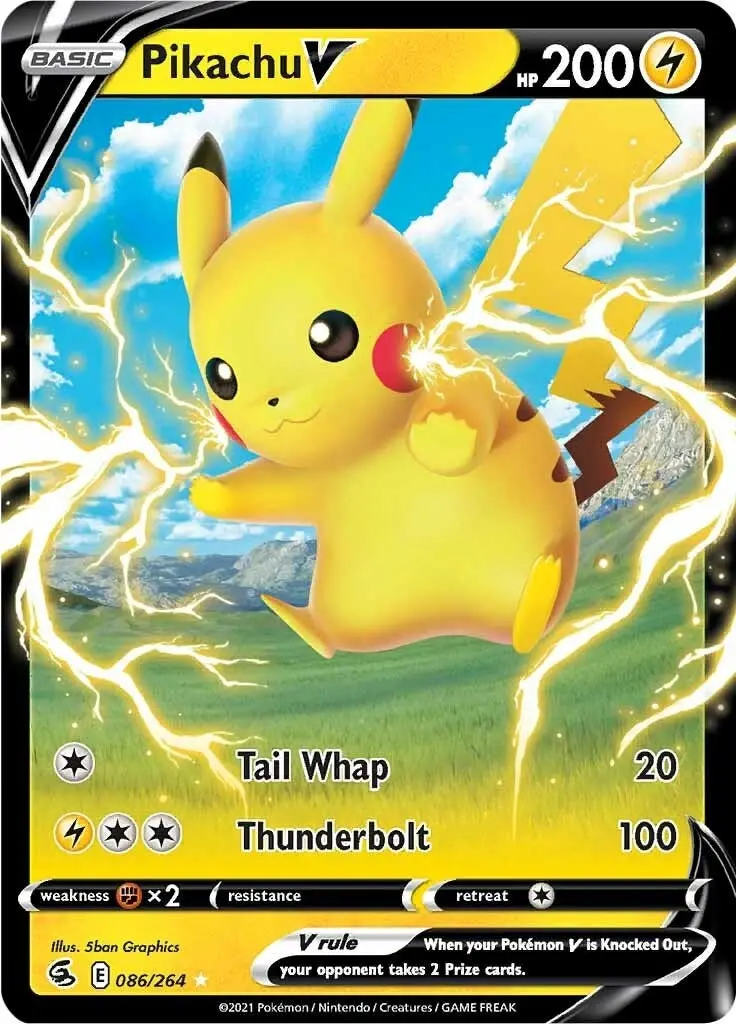 Pikachu V (086/264) (Swsh08) 1