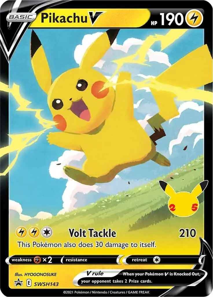 Pikachu V - Swsh143 (Swsh143) (Swsd) 1