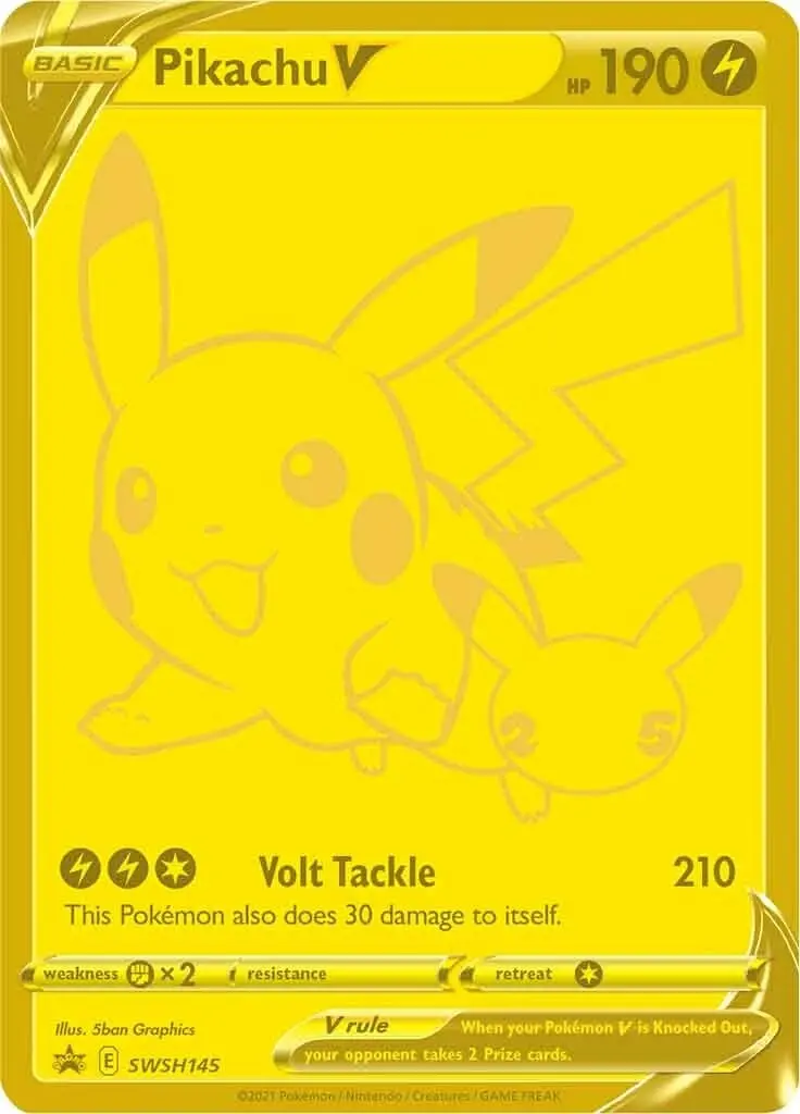 Pikachu V - Swsh145 (Swsh145) (Swsd) 1