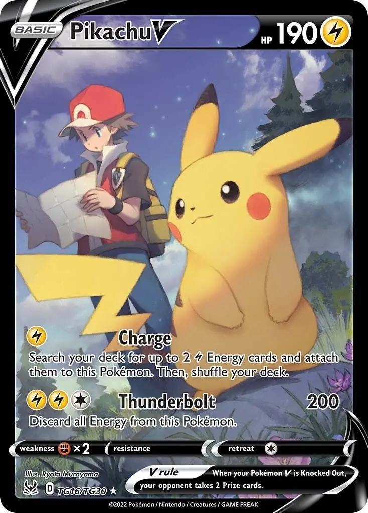 Pikachu V (Tg16/Tg30) (Swsh11: Tg) 1