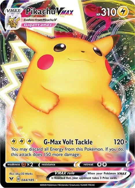 Pikachu Vmax (044/185) (Swsh04) 1
