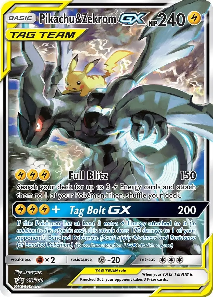 Pikachu & Zekrom Gx (Sm168) (Smp) 1