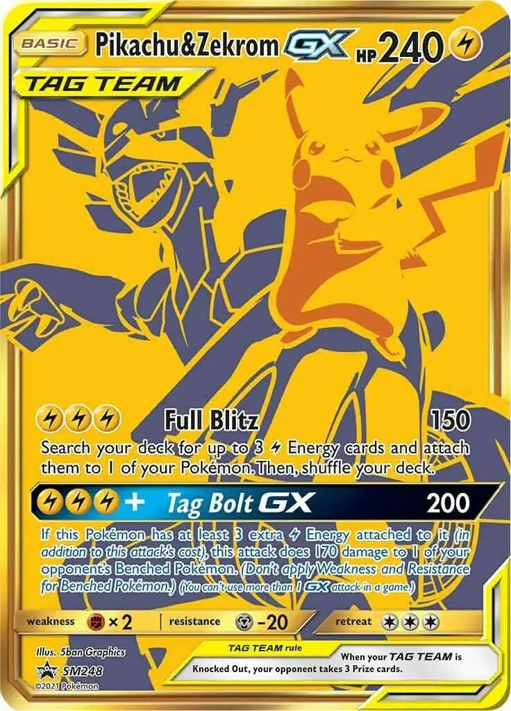 Pikachu & Zekrom Gx - Sm248 (Sm248) (Smp) 1