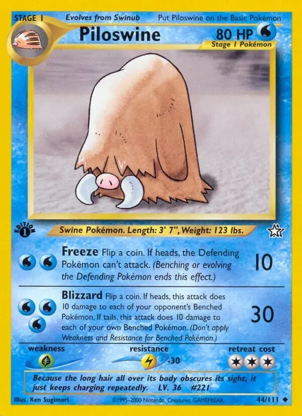 Piloswine (044/111) (N1) 1