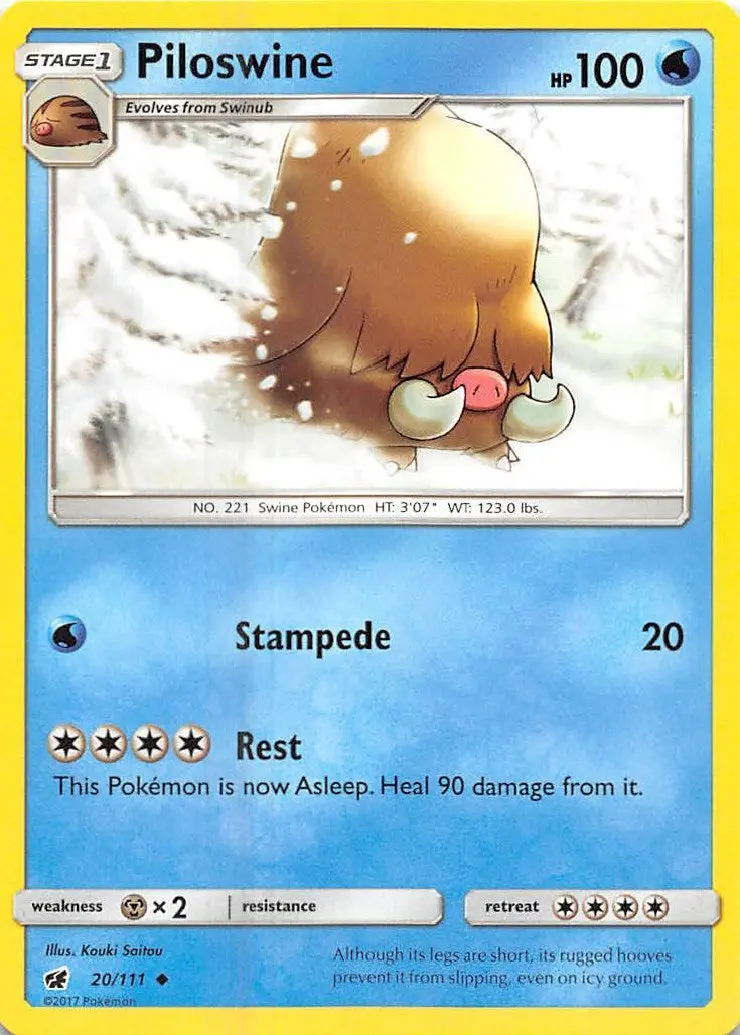 Piloswine (20/111) (Sm04) 1