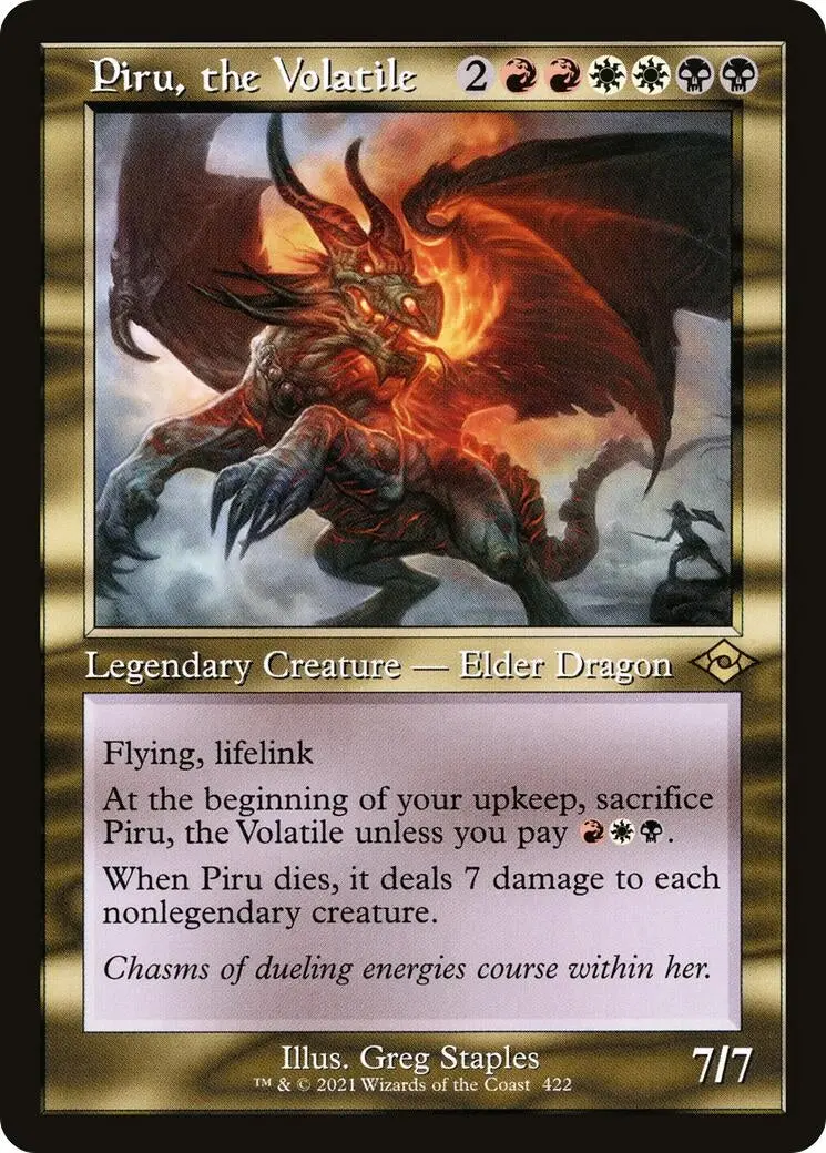 Piru, The Volatile (Retro Frame) (422) (Mh2) 1
