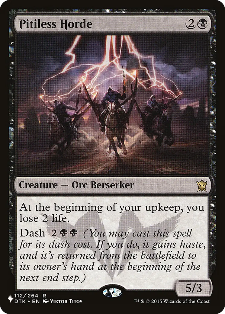 Pitiless Horde [The List] 1