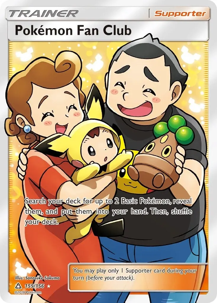Pokemon Fan Club (Full Art) (155/156) (Sm05) 1
