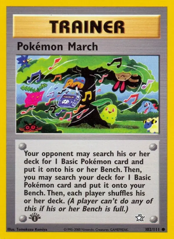 Pokemon March (102/111) (N1) 1