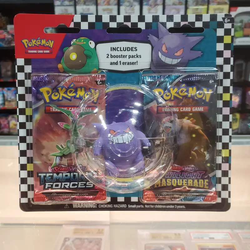 Pokémon Tcg: Back To School Eraser Blister 2024 (Gengar) 1