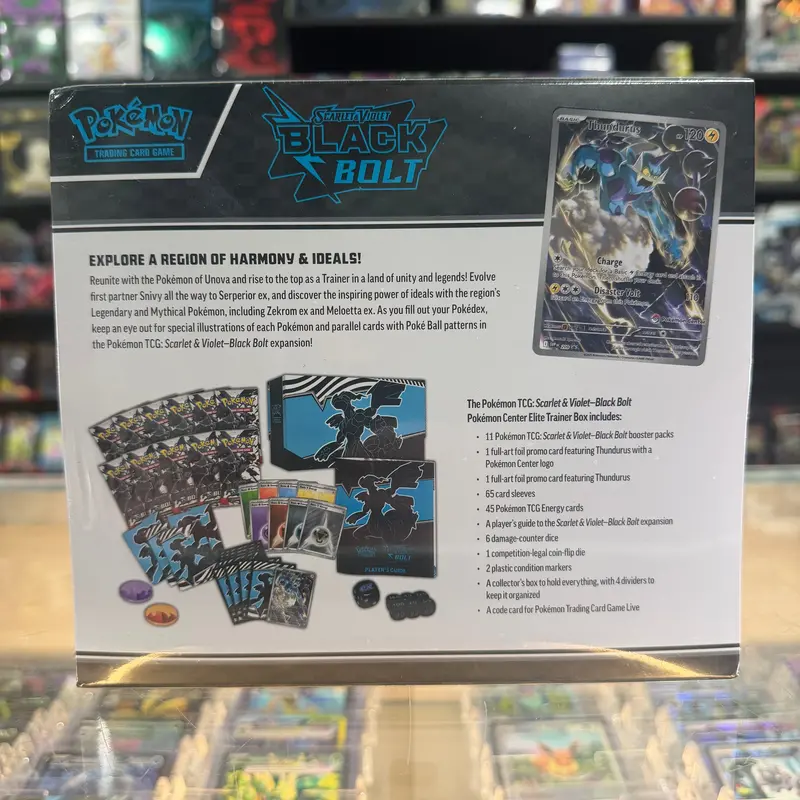 Pokémon Tcg: Black Bolt Pokemon Center Elite Trainer Box (Exclusive) 2