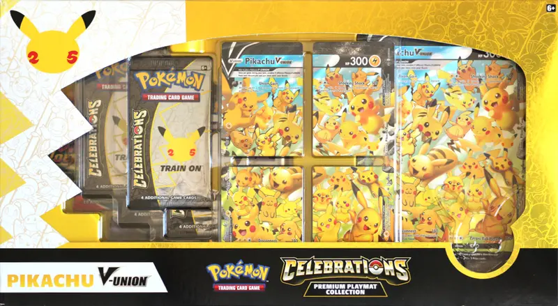 Pokémon Tcg: Celebrations: 25Th Anniversary - Premium Playmat Collection (Pikachu V-Union) 1