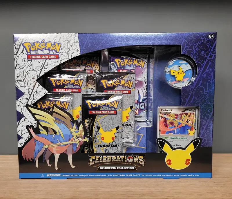 Pokémon Tcg: Celebrations - Deluxe Pin Collection (Zacian Lv. X) 1