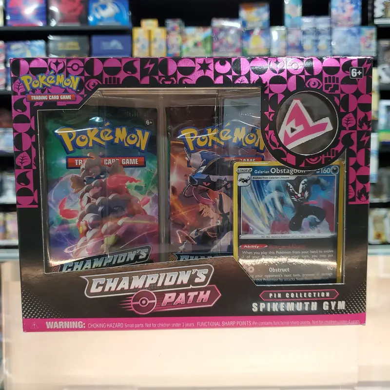 Pokémon Tcg: Champion’S Path - Pin Collection (Spikemuth Gym) 1
