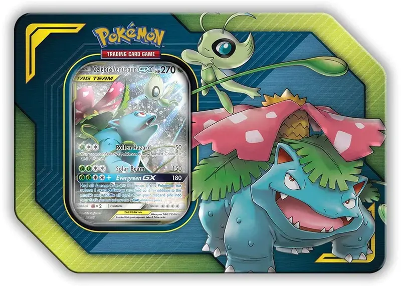 Pokémon Tcg: Collector's Tin (Celebi & Venusaur Gx) 1