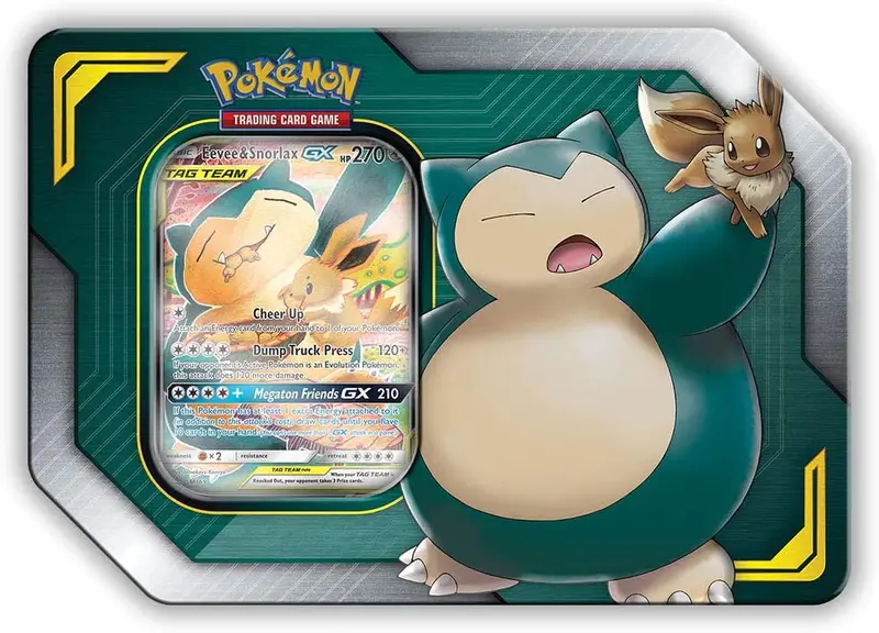 Pokémon Tcg: Collector's Tin (Eevee & Snorlax Gx) 1