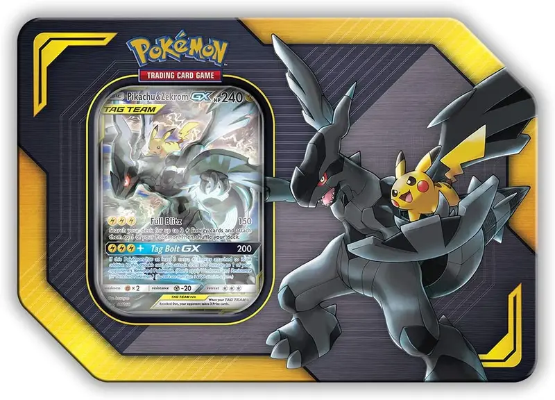 Pokémon Tcg: Collector's Tin (Pikachu & Zekrom Gx) 1