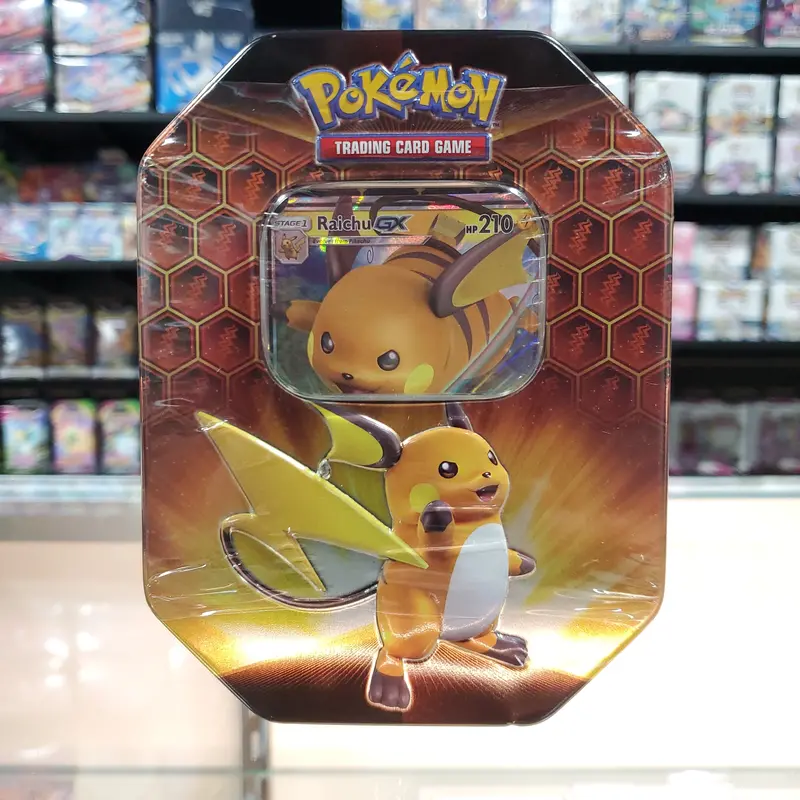 Pokémon Tcg: Hidden Fates - Collector's Tin (Raichu Gx) 1