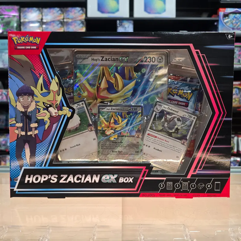 Pokémon Tcg: Hop's Zacian Ex Box (Limit 1) 1