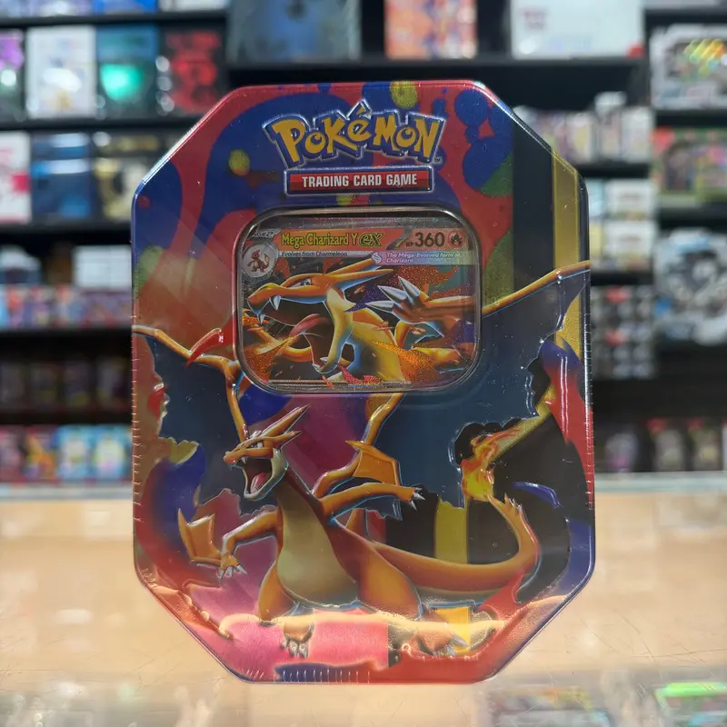Pokémon Tcg: Mega Charizard Tin (Mega Charizard Y Ex) (Limit 1) 1