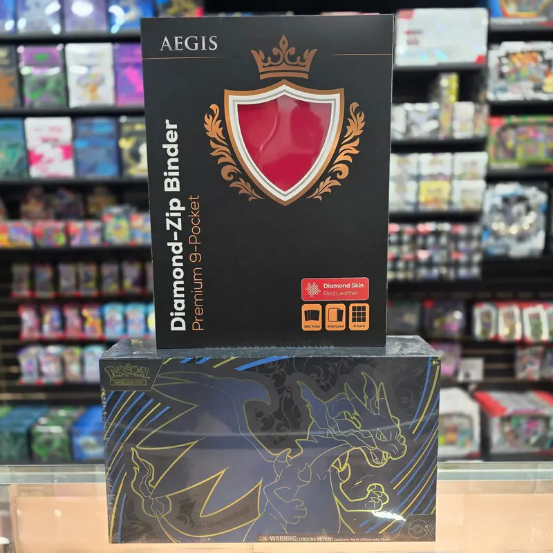 Pokémon Tcg: Mega Charizard X Ex Ultra Premium Collection Bundle (9-Pocket Aegis Red) (Limit 1) 1