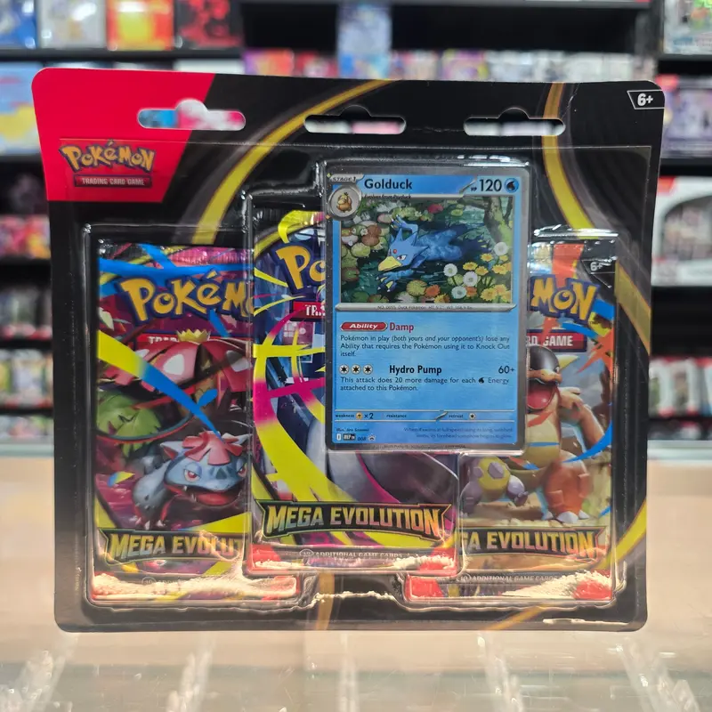 Pokémon Tcg: Mega Evolution - 3-Pack Blister (Golduck) (Limit 1) 1