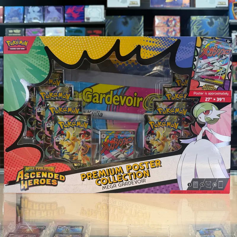 Pokémon Tcg: Mega Evolution: Ascended Heroes - Premium Poster Collection (Mega Gardevoir) (Limit 1) 1