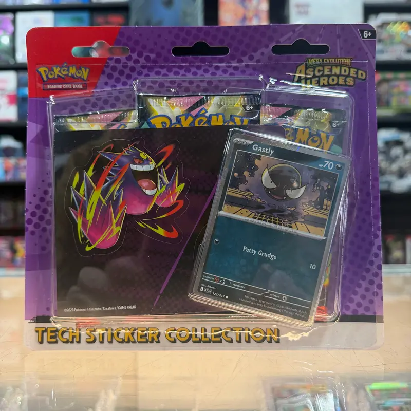 Pokémon Tcg: Mega Evolution: Ascended Heroes - Tech Sticker Collection (Gastly) (Limit 1) 1
