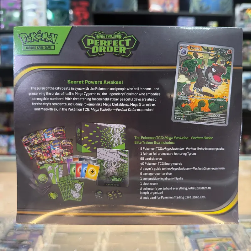 Pokémon Tcg: Mega Evolution: Perfect Order - Elite Trainer Box 2