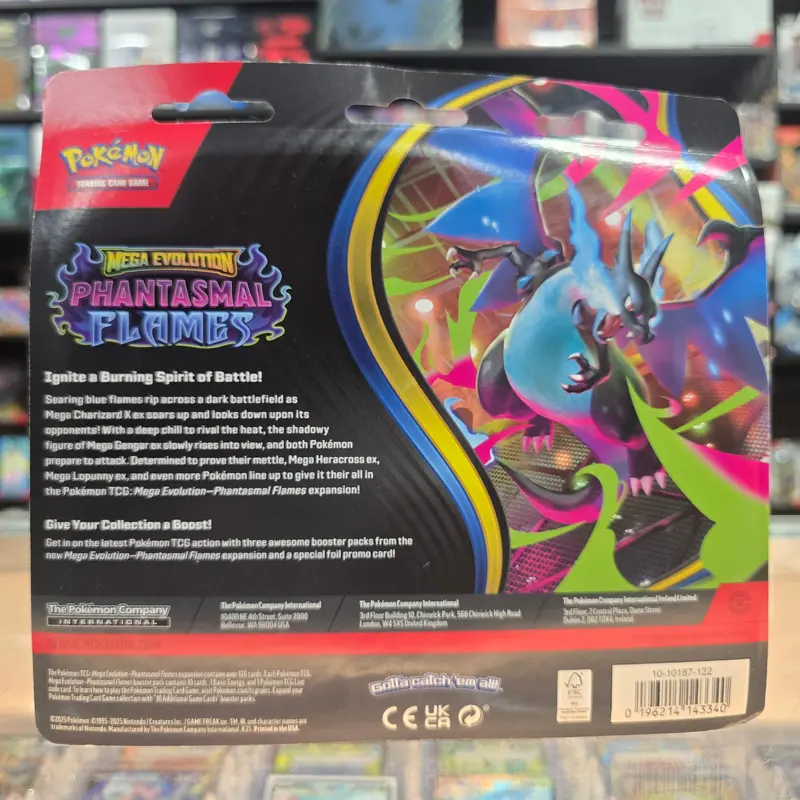 Pokémon Tcg: Mega Evolution: Phantasmal Flames - 3 Pack Blister (Sneasel) (Limit 1) 2