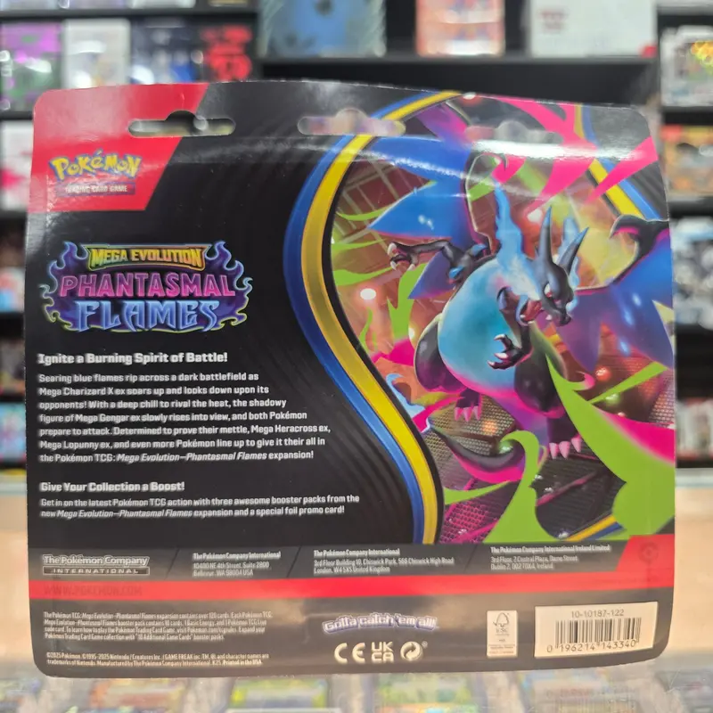 Pokémon Tcg: Mega Evolution: Phantasmal Flames - 3 Pack Blister (Weavile) (Limit 1) 2