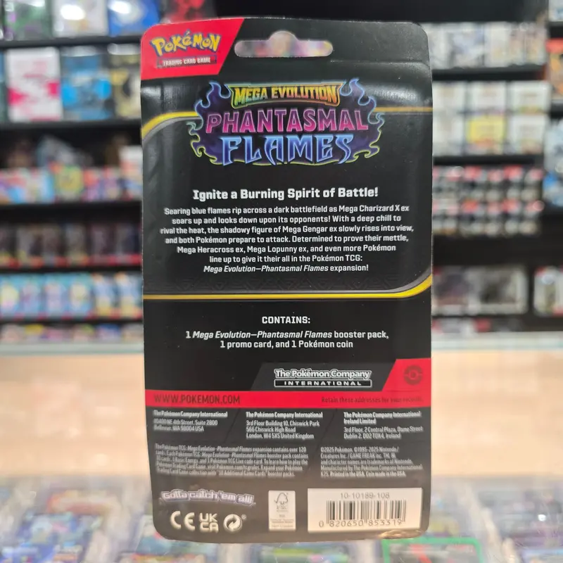 Pokémon Tcg: Mega Evolution: Phantasmal Flames - Single Pack Blister (Whimsicott) 2