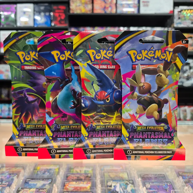 Pokémon Tcg: Mega Evolution: Phantasmal Flames - Sleeved Booster Pack (Limit 8) 1