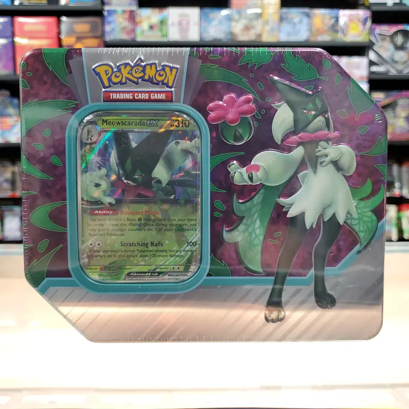 Pokémon Tcg: Paldea Partners Tin (Meowscarada Ex) 1