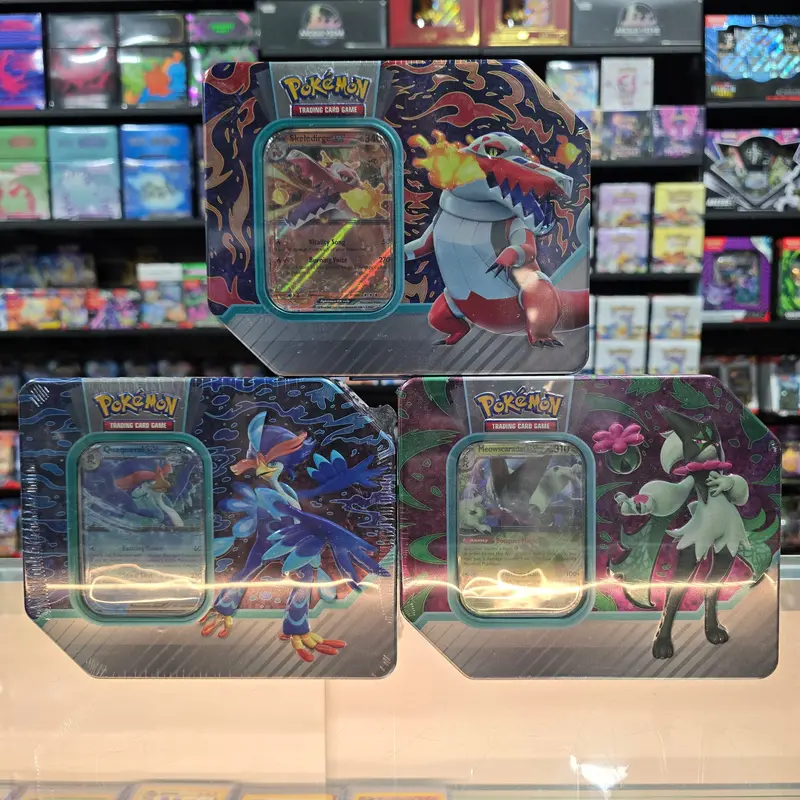 Pokémon Tcg: Paldea Partners Tin (Set Of 3) 1