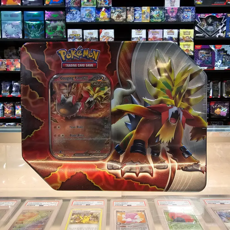 Pokémon Tcg: Paradox Destinies Tin (Gouging Fire Ex) 1
