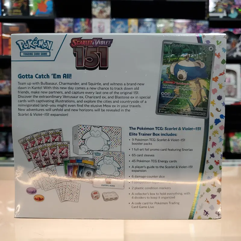 Pokémon Tcg: Scarlet & Violet: 151 - Elite Trainer Box 2