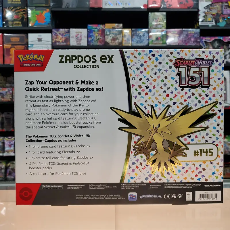 Pokémon Tcg: Scarlet & Violet: 151 - Zapdos Ex Box 2