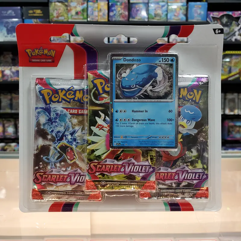 Pokémon Tcg: Scarlet & Violet - 3 Pack Blister (Dondozo) 1