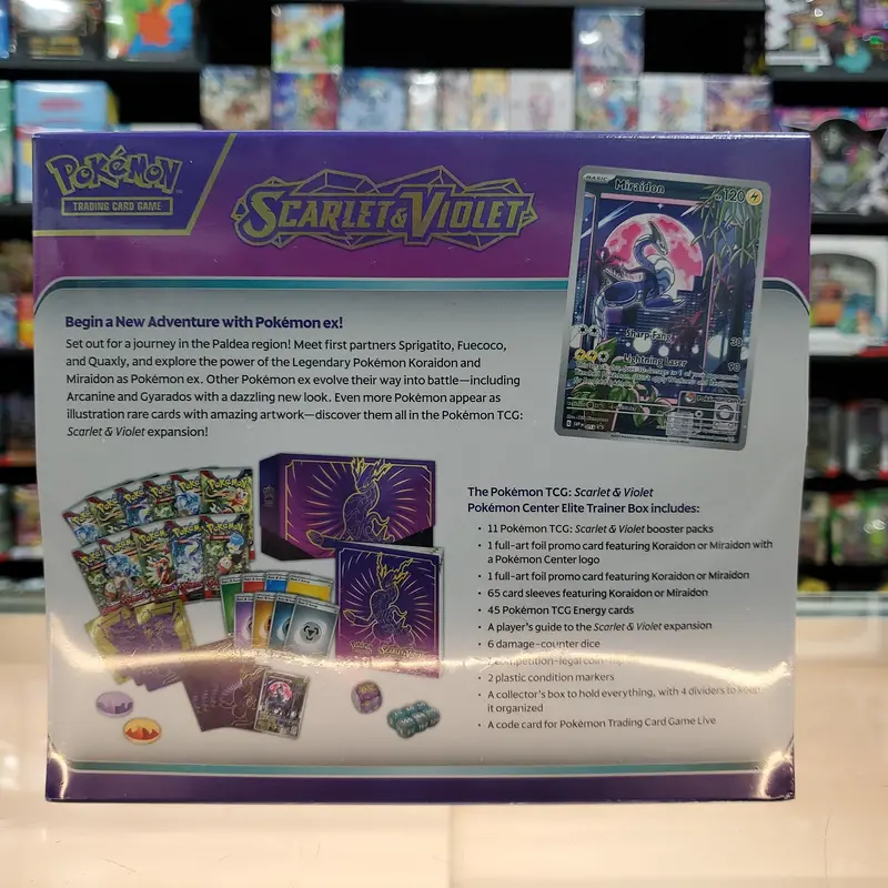Pokémon Tcg: Scarlet & Violet - Elite Trainer Box (Miraidon) (Pokemon Center Exclusive) 2
