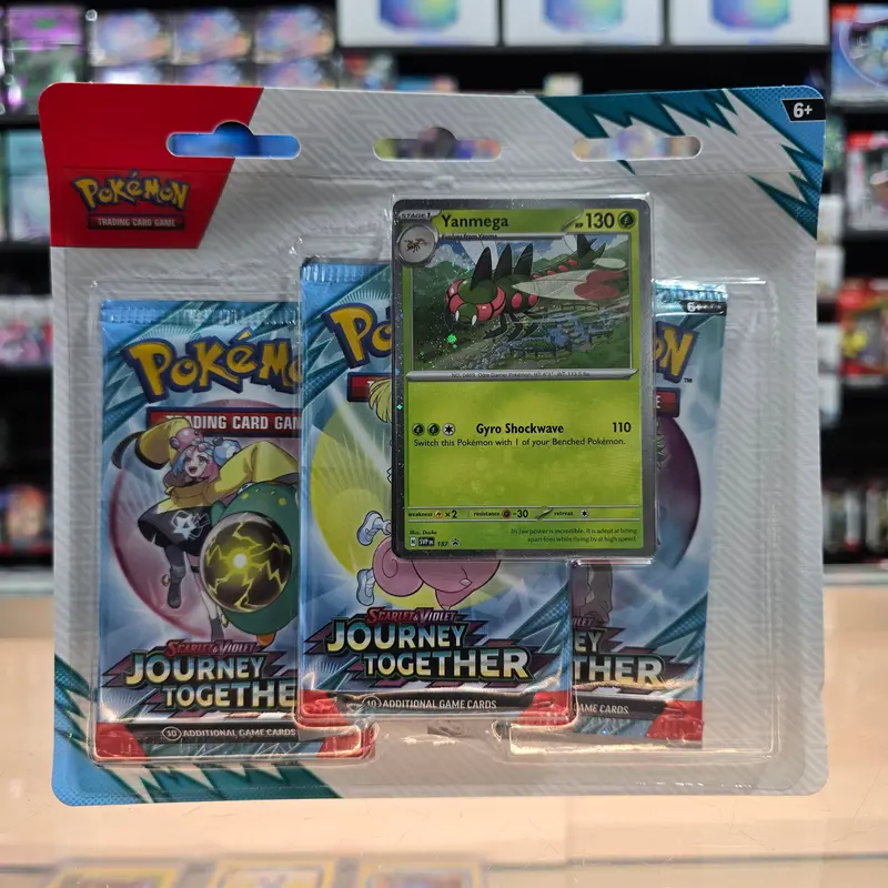 Pokémon Tcg: Scarlet & Violet: Journey Together - 3 Pack Blister (Yanmega) (Limit 1) 1