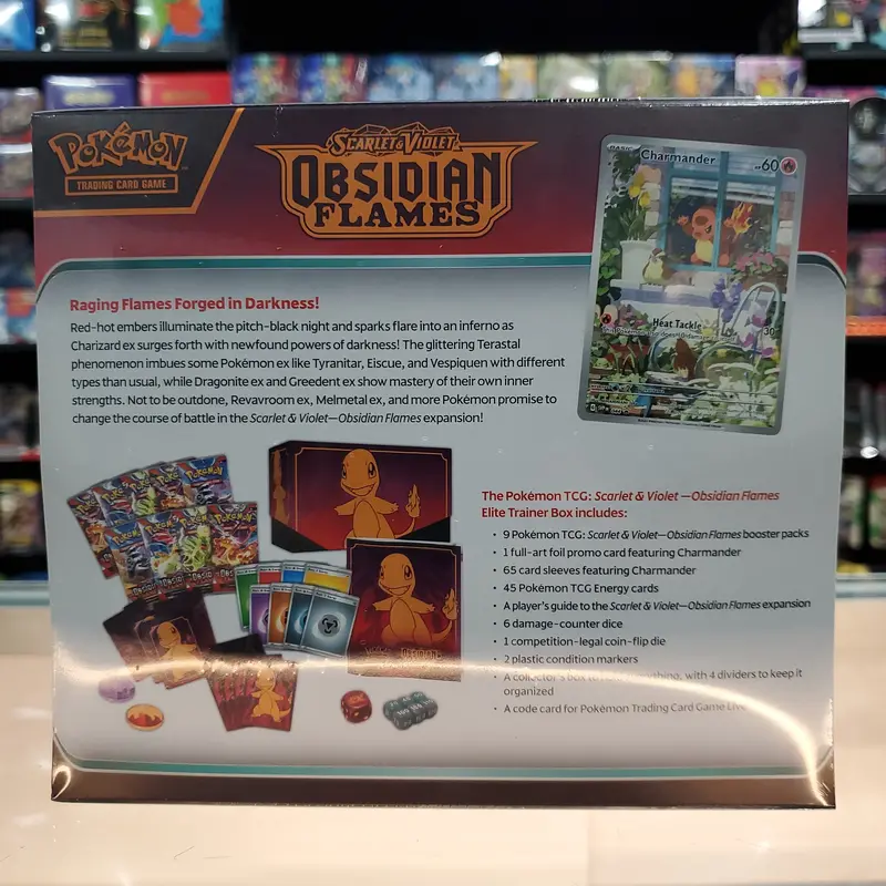 Pokémon Tcg: Scarlet & Violet: Obsidian Flames - Elite Trainer Box 2